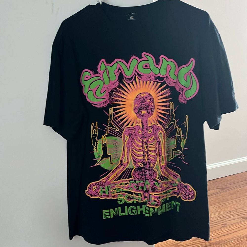 Nice black Colorful hellstar t shirt Size large
